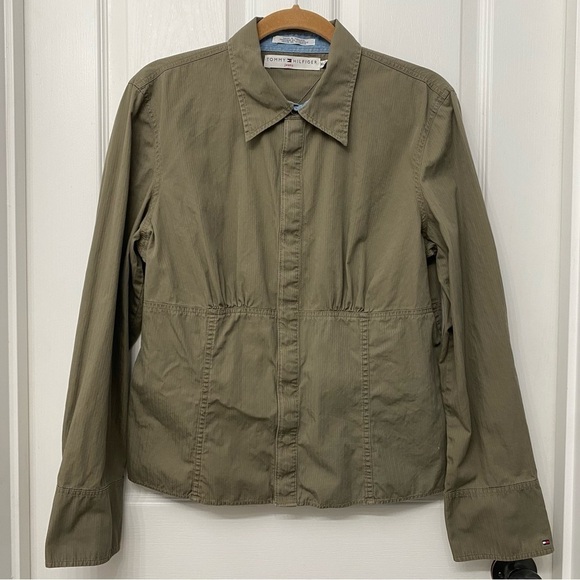 Tommy Hilfiger Button Down Shirt Jacket XL - Picture 1 of 13